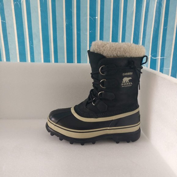 SOREL Caribou Waterproof Leather boot Extreme Winter boot Men 8us=Women 9.5us - Picture 4 of 9